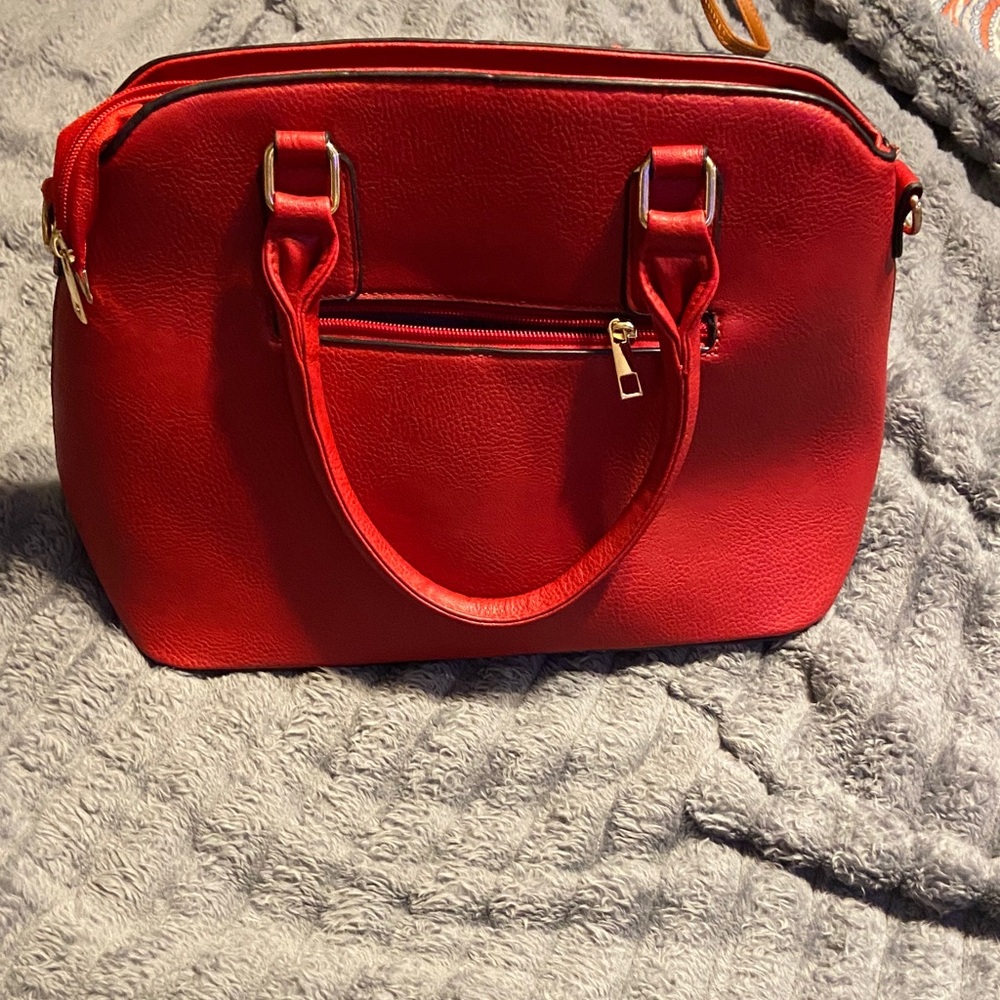 Elegant Red Women's Handbag